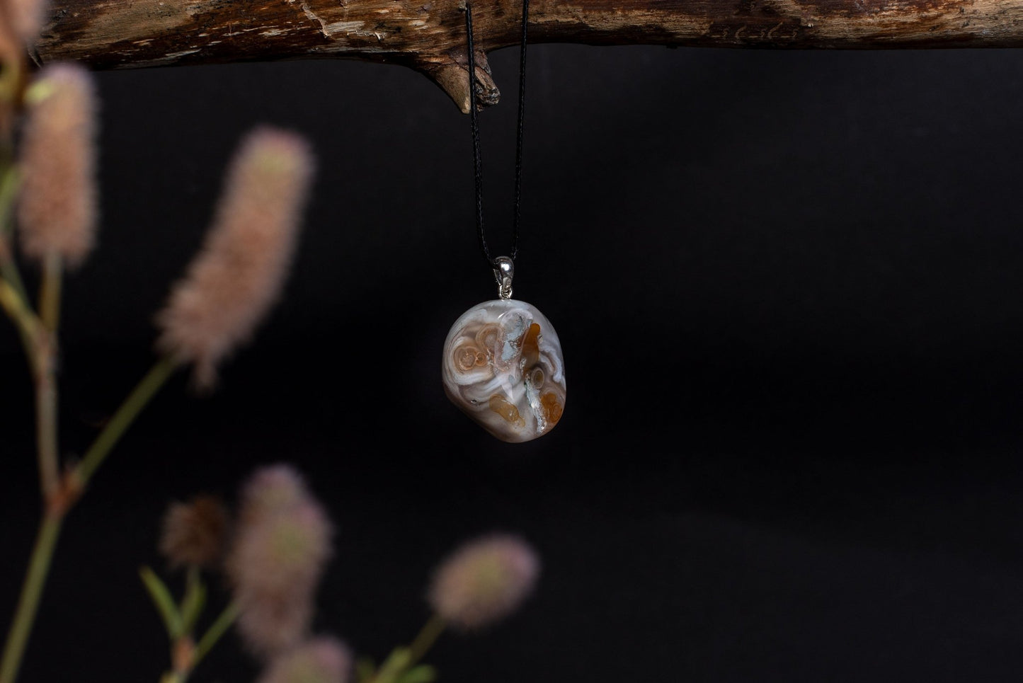 Agate pendant – 925 silver