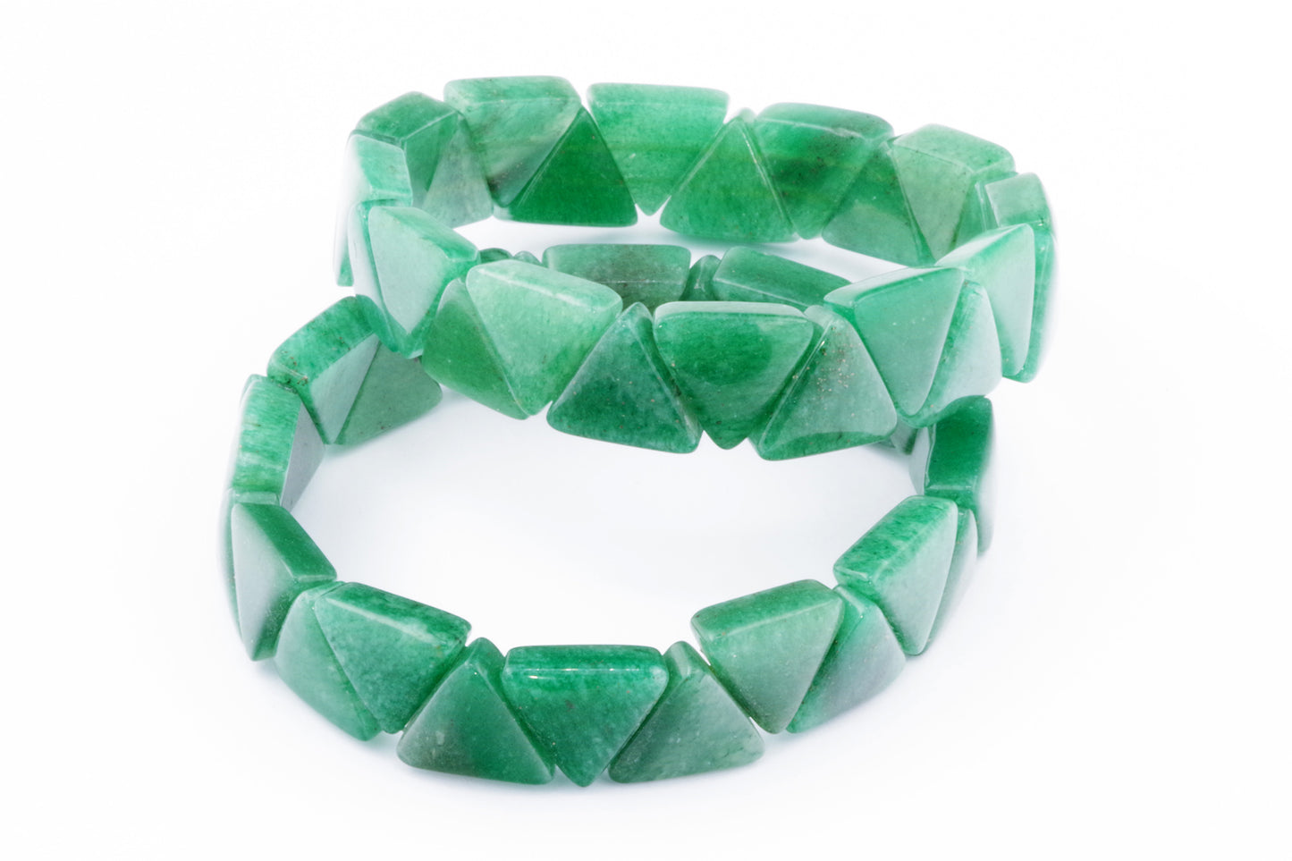 Aventurine bracelet – Triangle