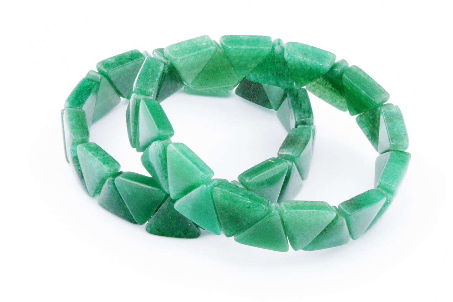 Aventurine bracelet – Triangle