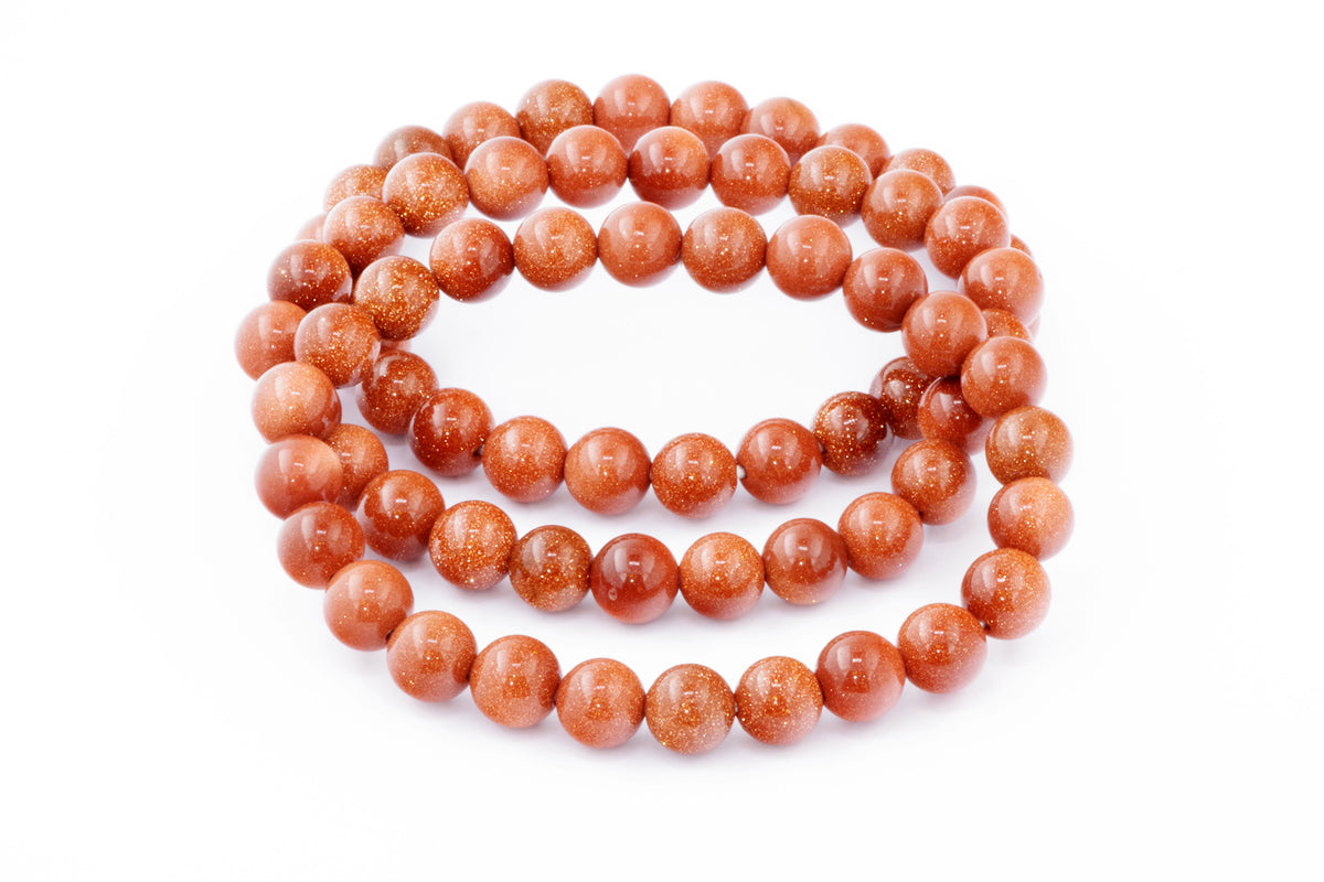 Goldstone bracelet – 8mm