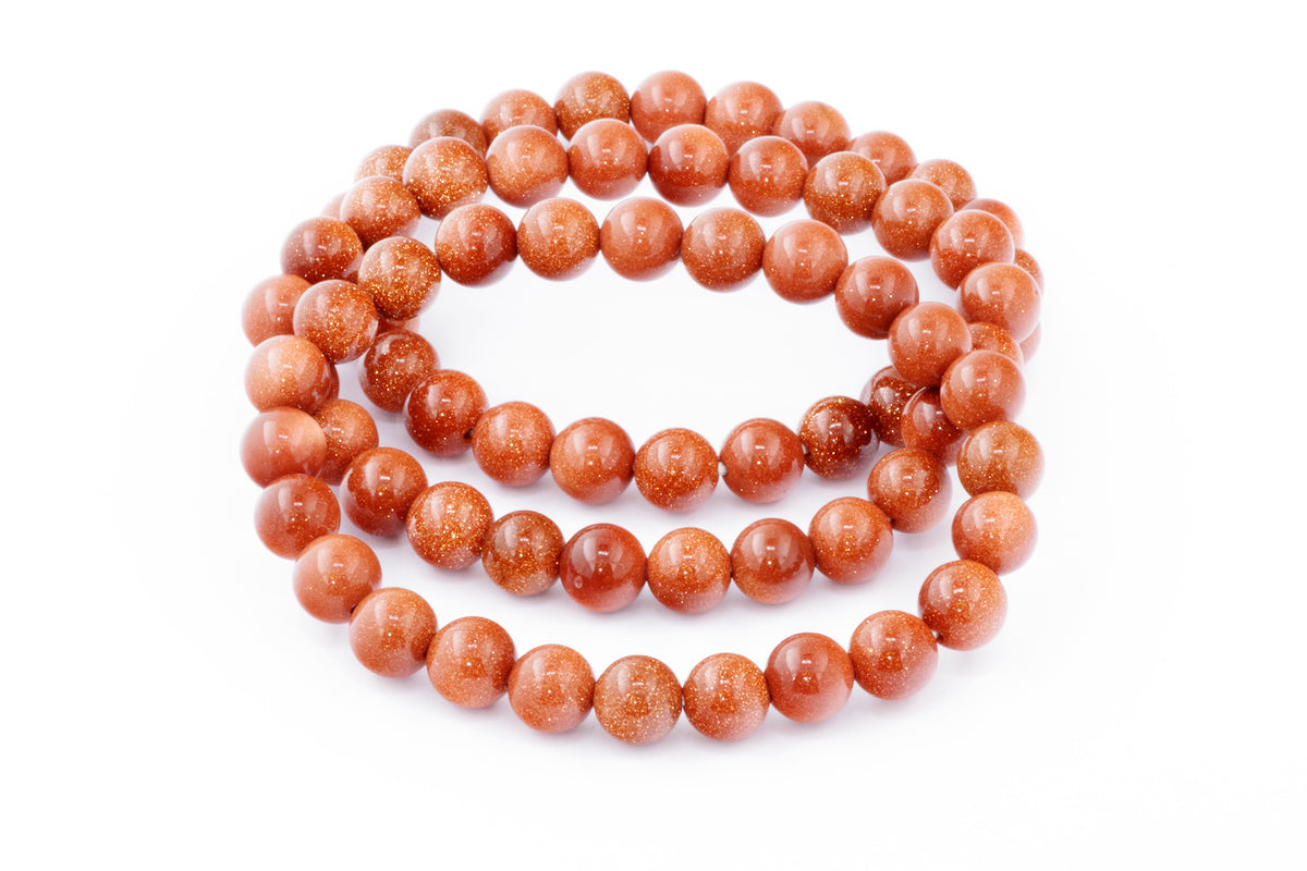 Goldstone bracelet – 8mm