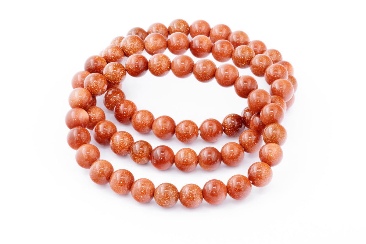 Goldstone bracelet – 8mm