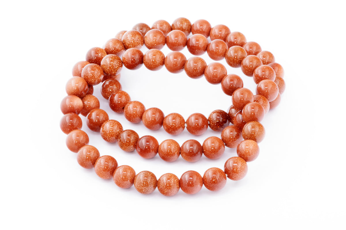 Goldstone bracelet – 8mm
