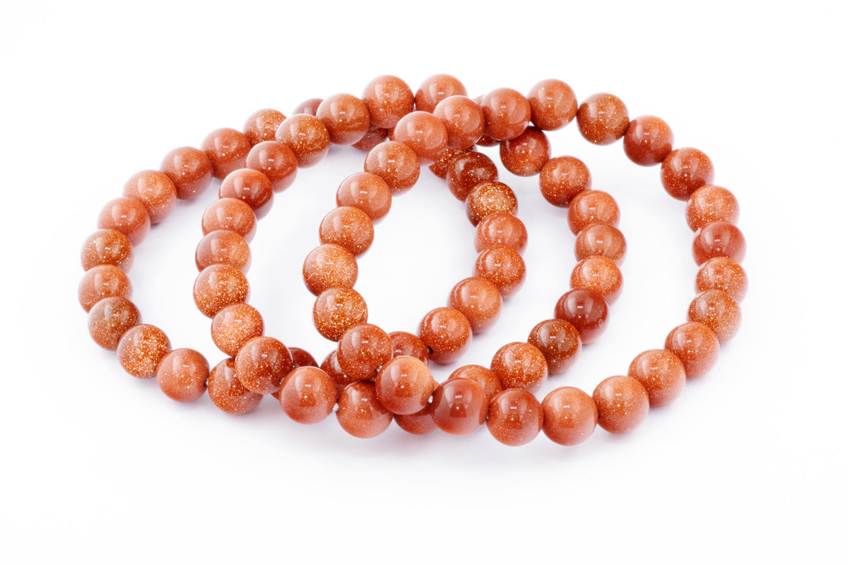 Goldstone bracelet – 8mm