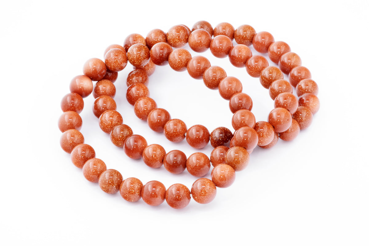 Goldstone bracelet – 8mm