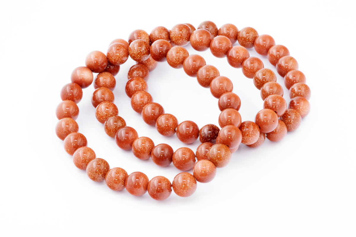 Goldstone bracelet – 8mm