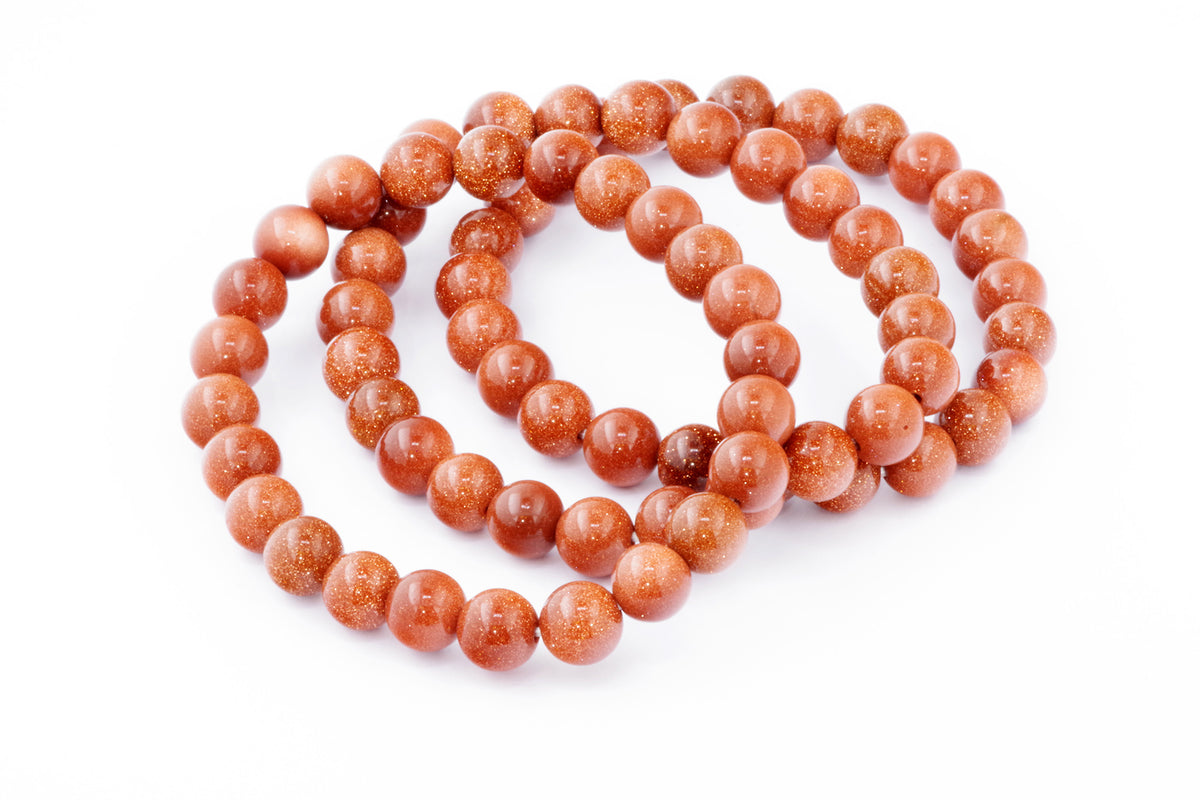 Goldstone bracelet – 8mm