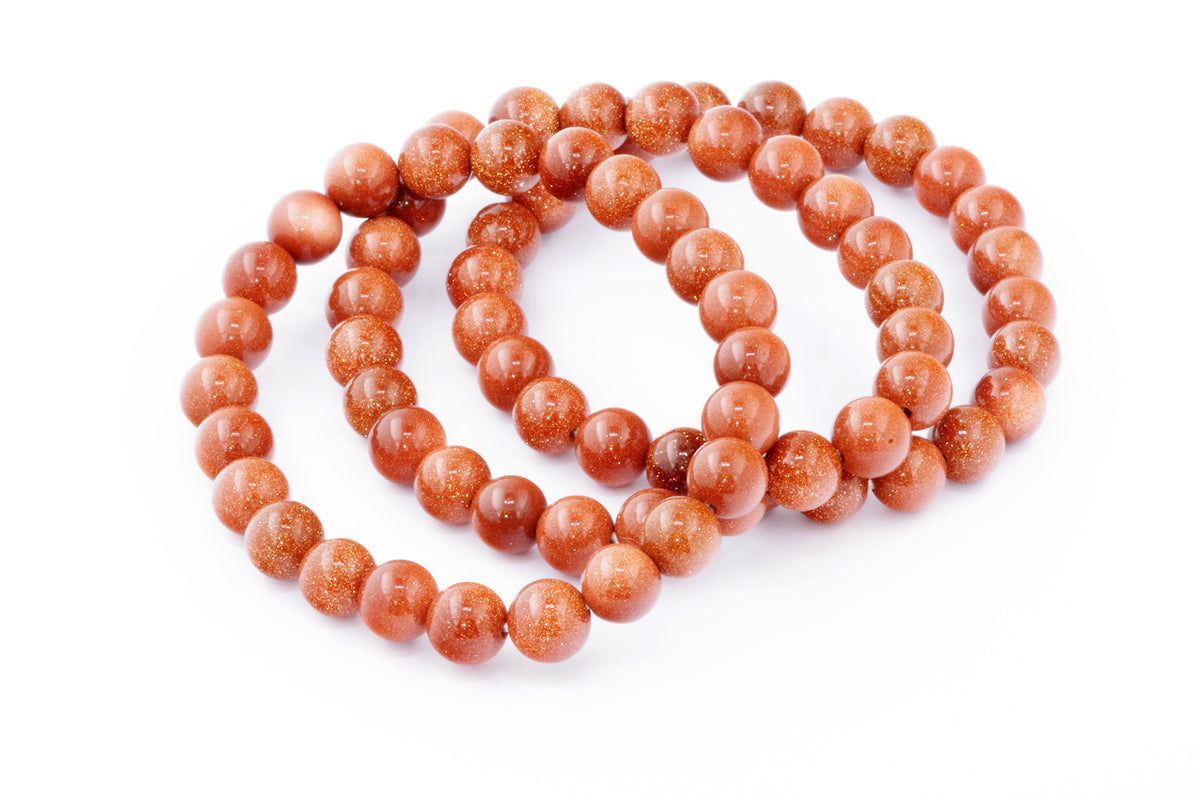 Goldstone bracelet – 8mm