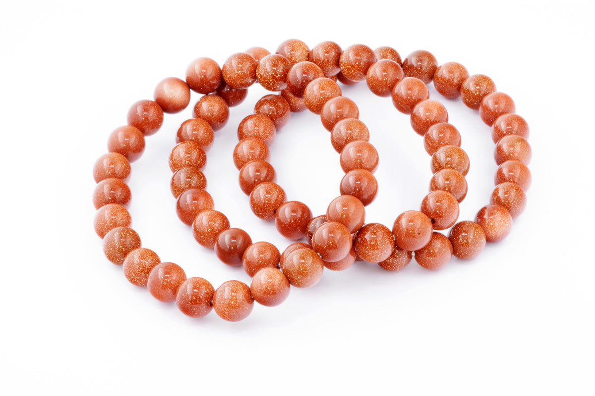Goldstone bracelet – 8mm