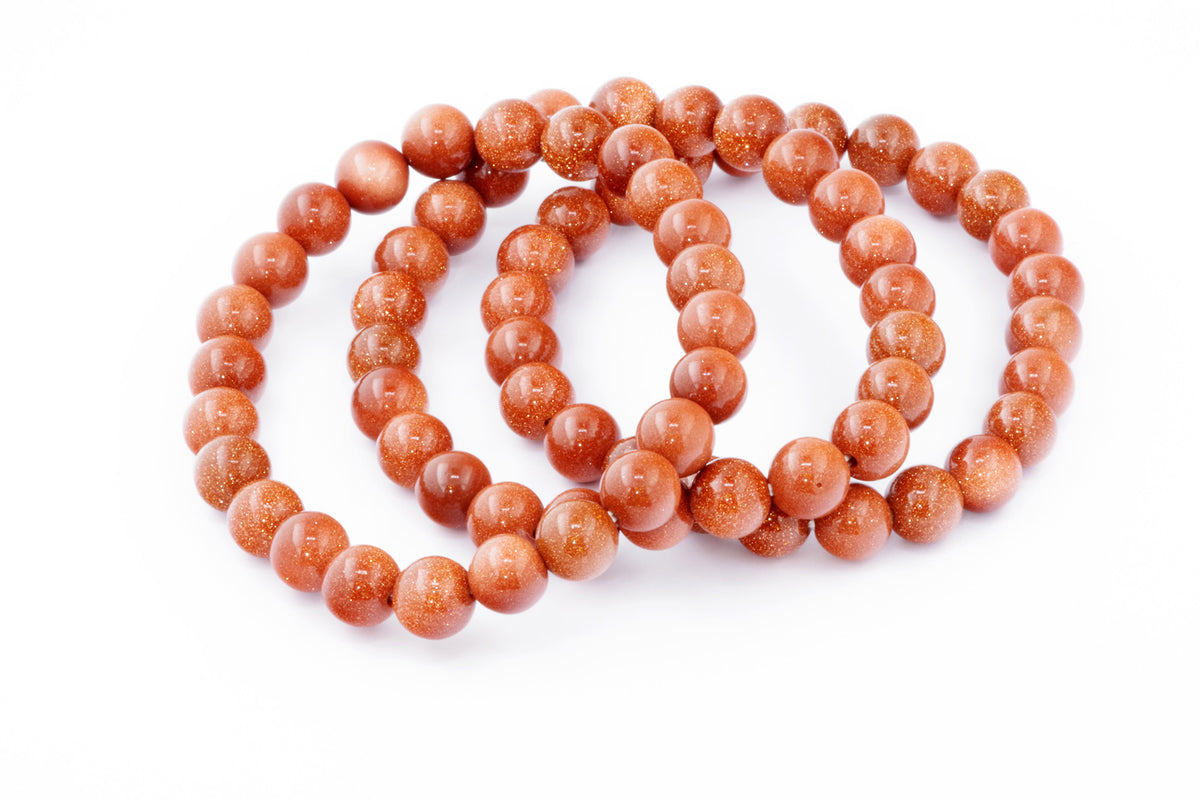 Goldstone bracelet – 8mm