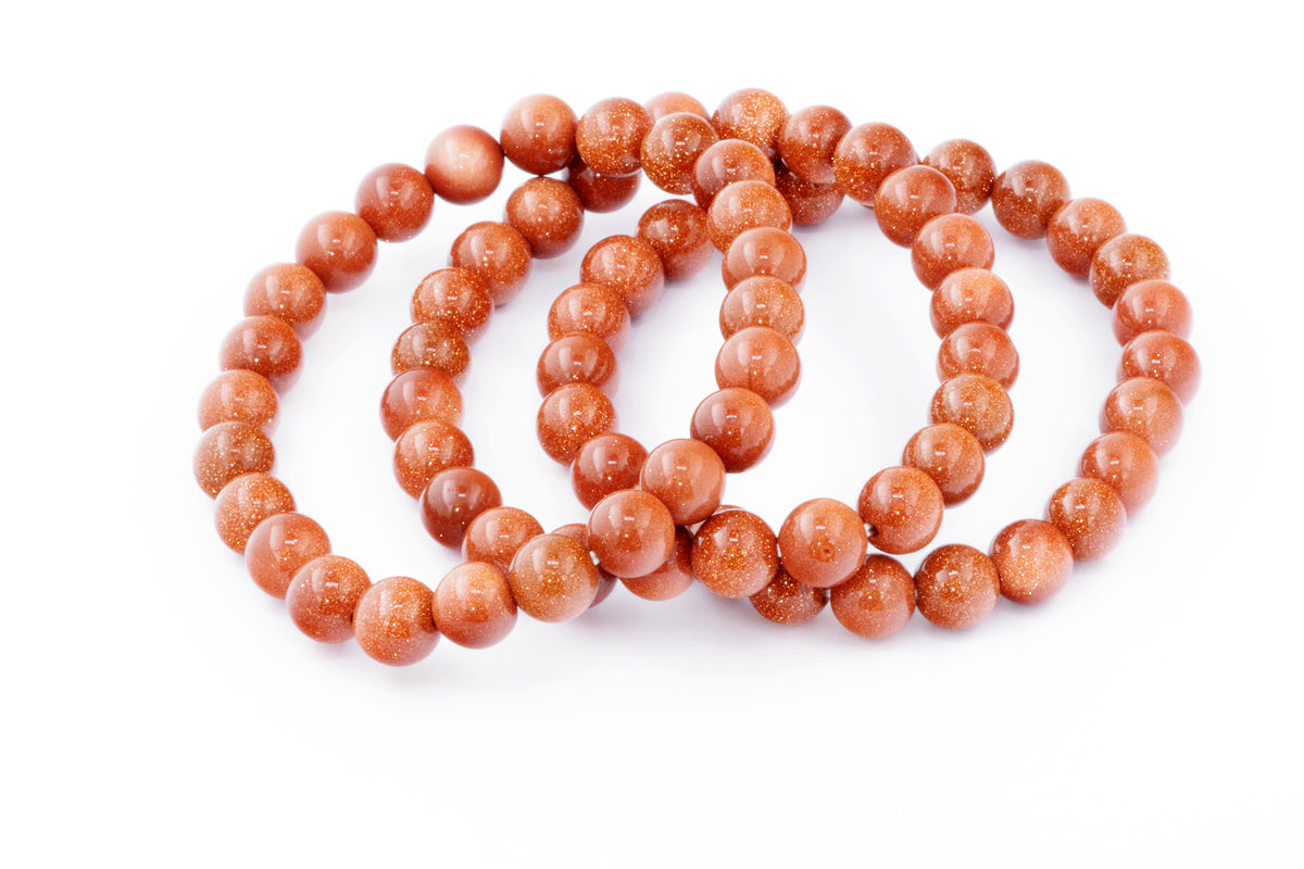 Goldstone bracelet – 8mm