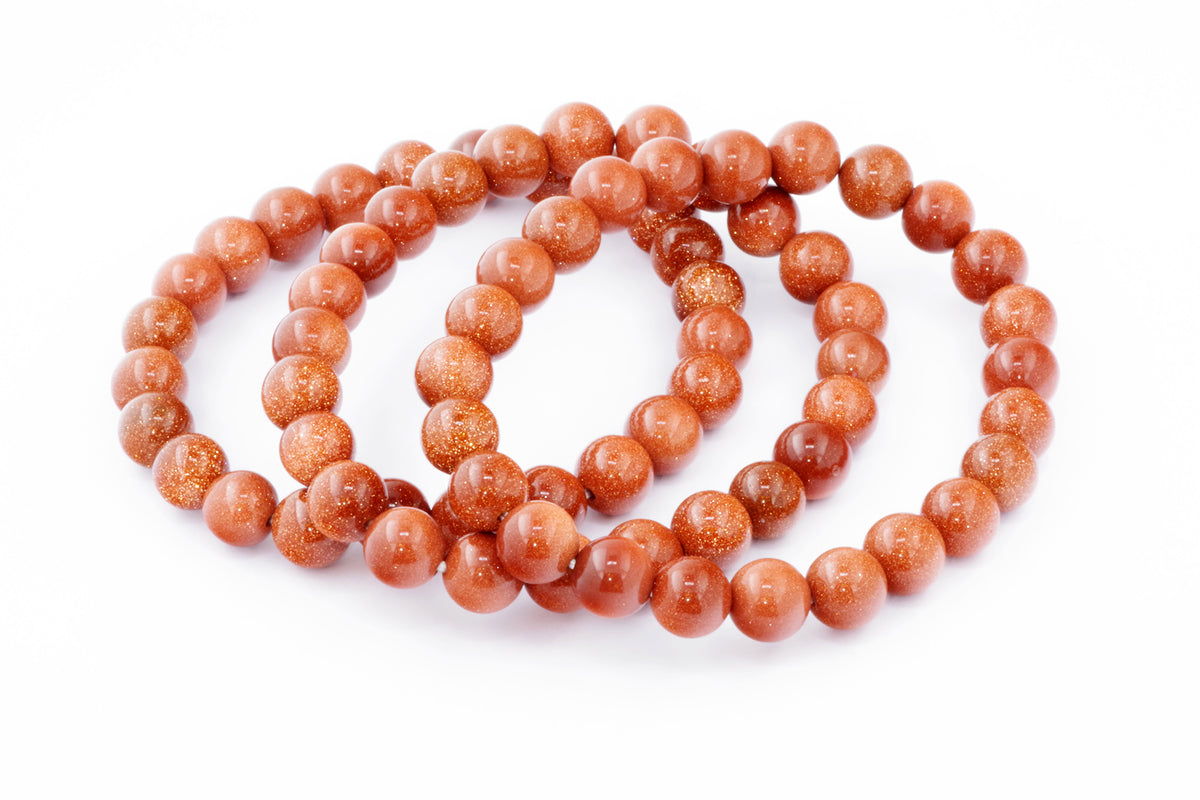 Goldstone bracelet – 8mm