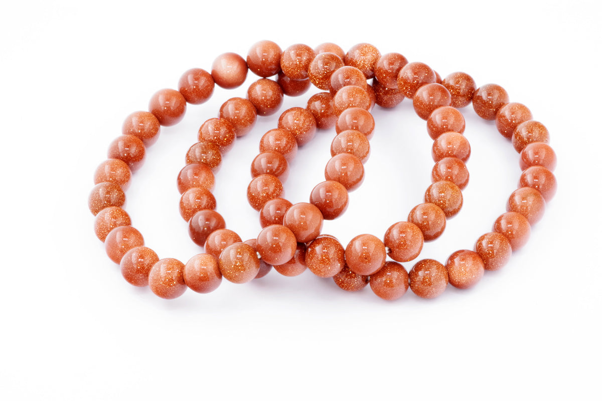 Goldstone bracelet – 8mm