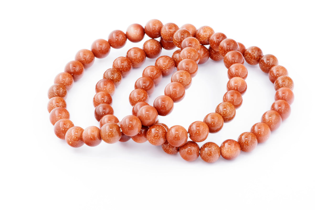 Goldstone bracelet – 8mm