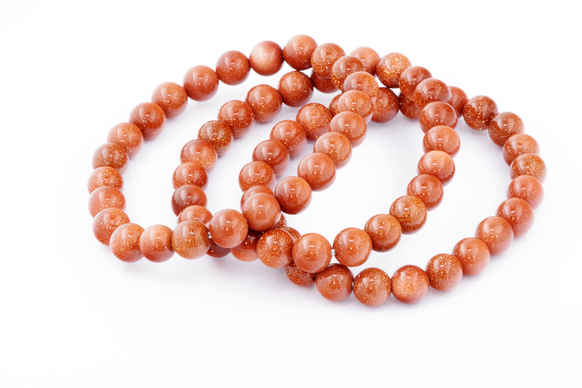 Goldstone bracelet – 8mm