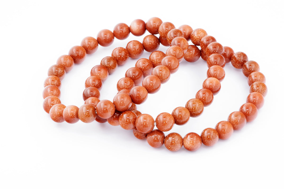 Goldstone bracelet – 8mm