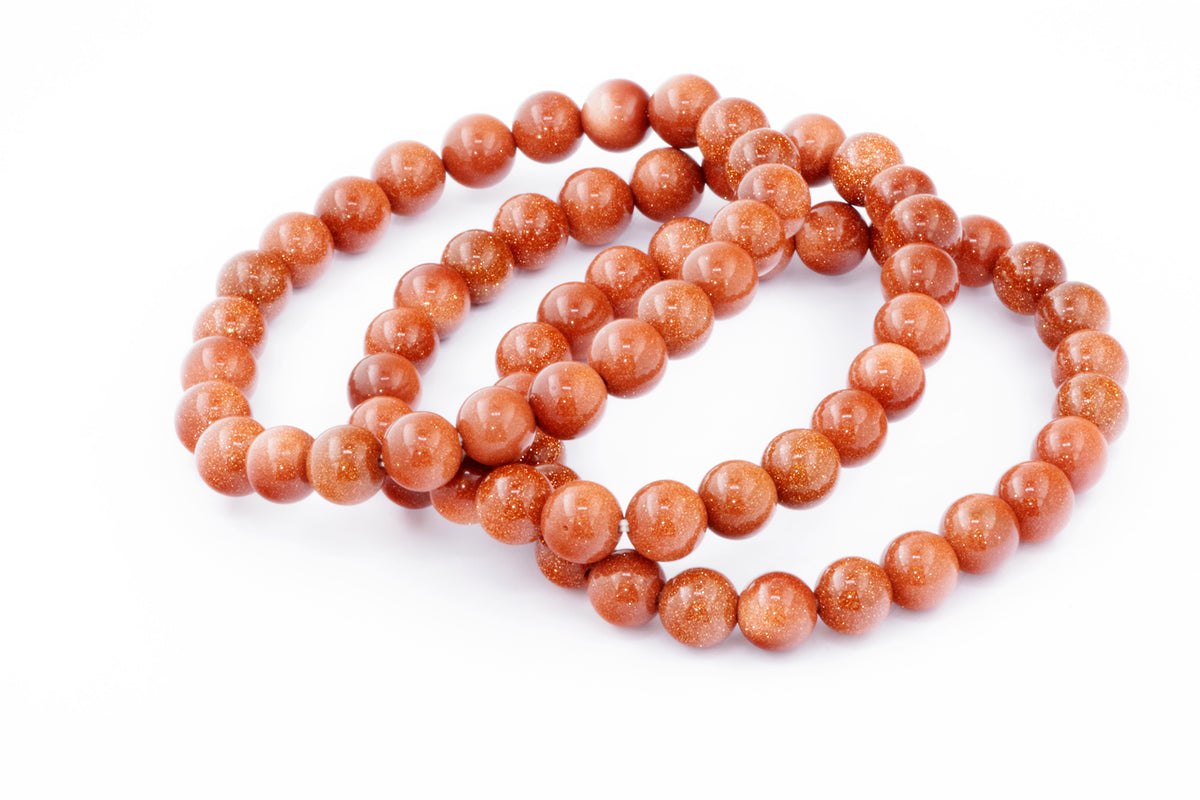Goldstone bracelet – 8mm