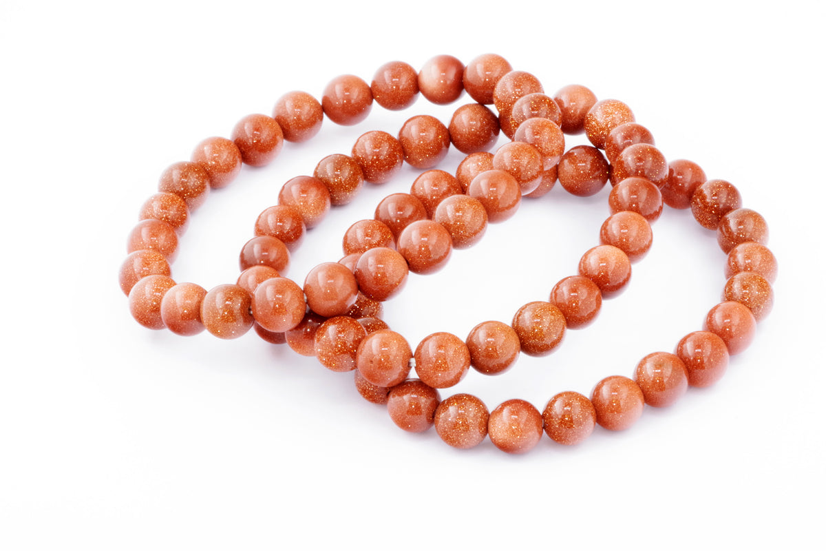 Goldstone bracelet – 8mm