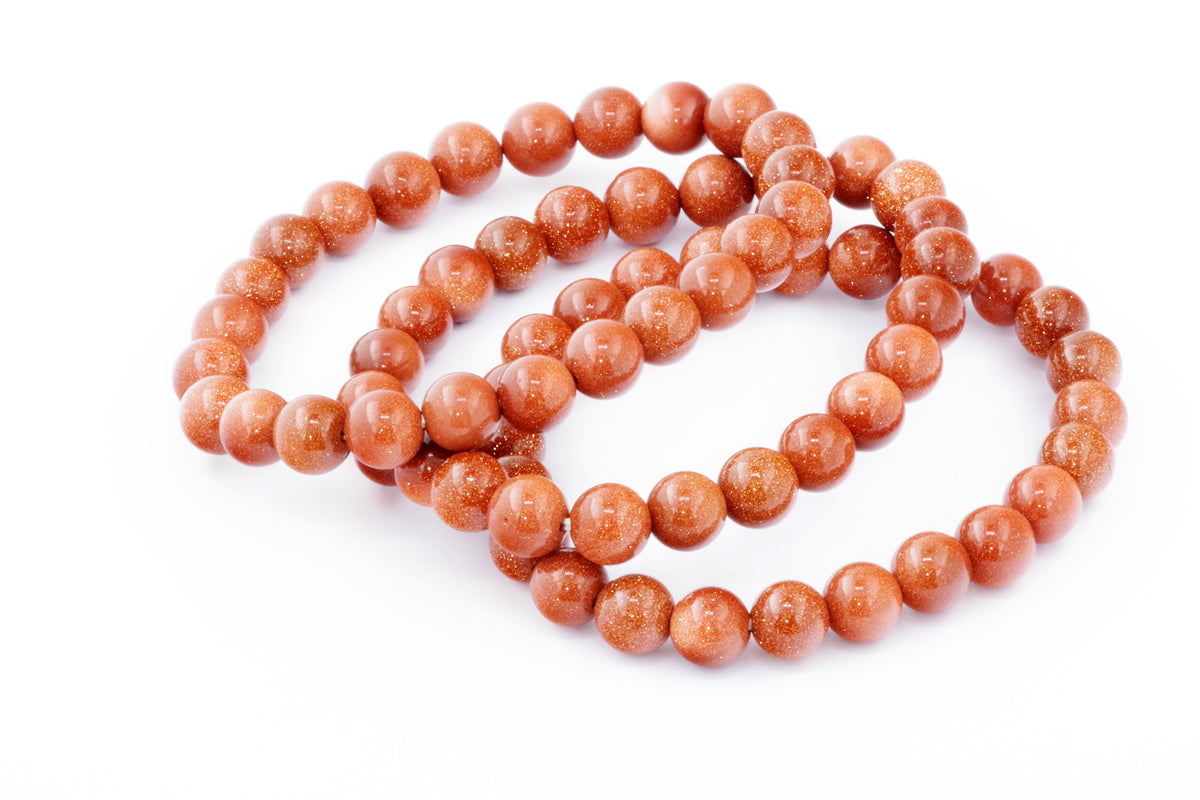 Goldstone bracelet – 8mm