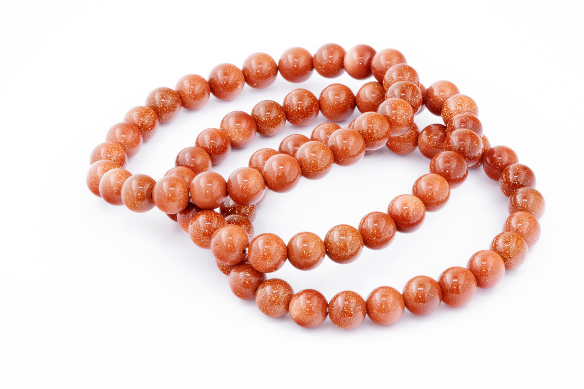 Goldstone bracelet – 8mm