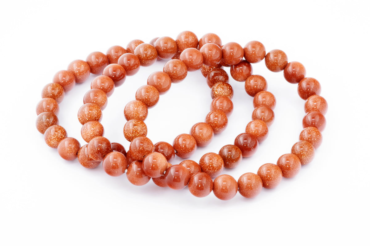 Goldstone bracelet – 8mm