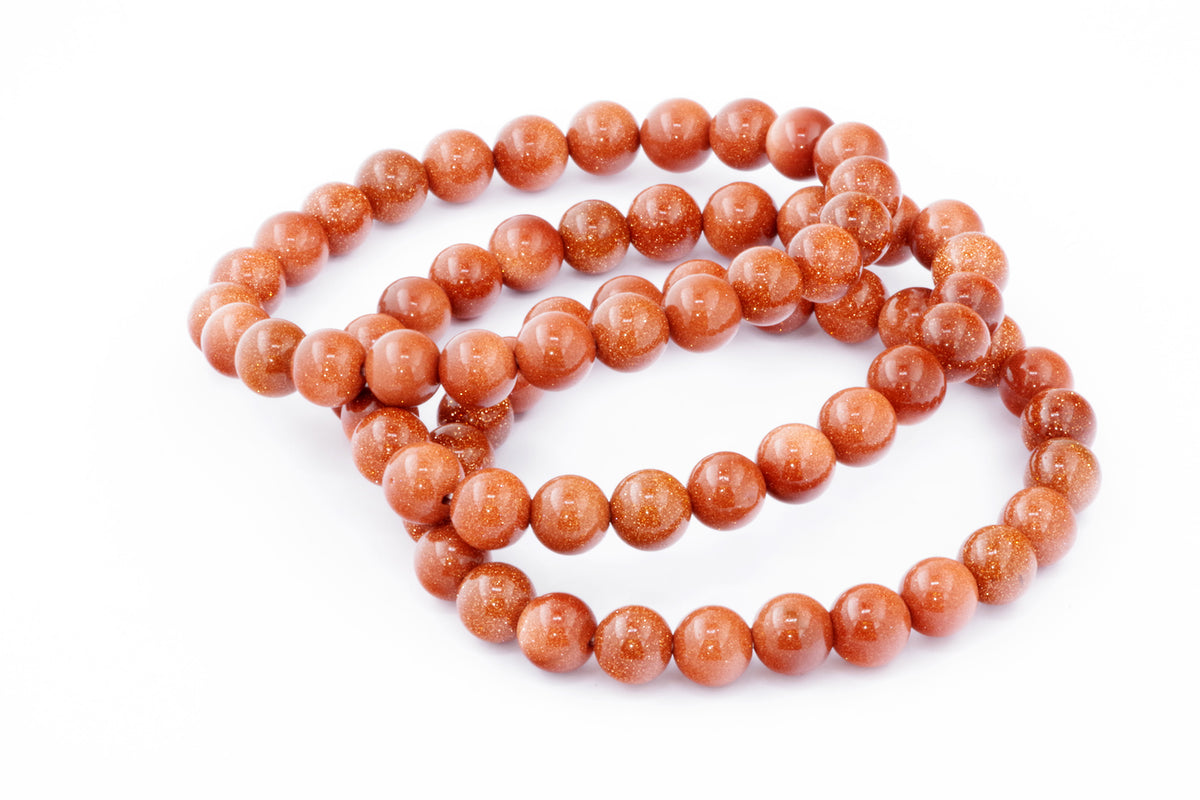 Goldstone bracelet – 8mm