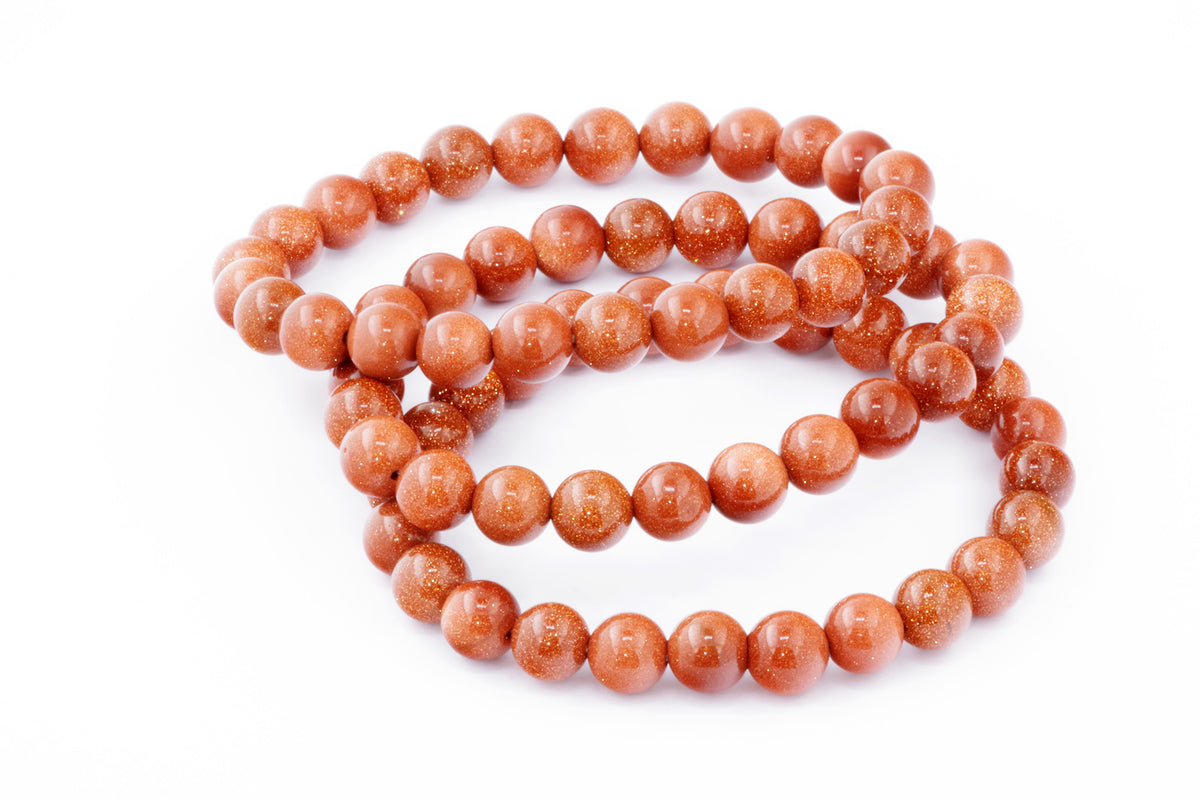 Goldstone bracelet – 8mm