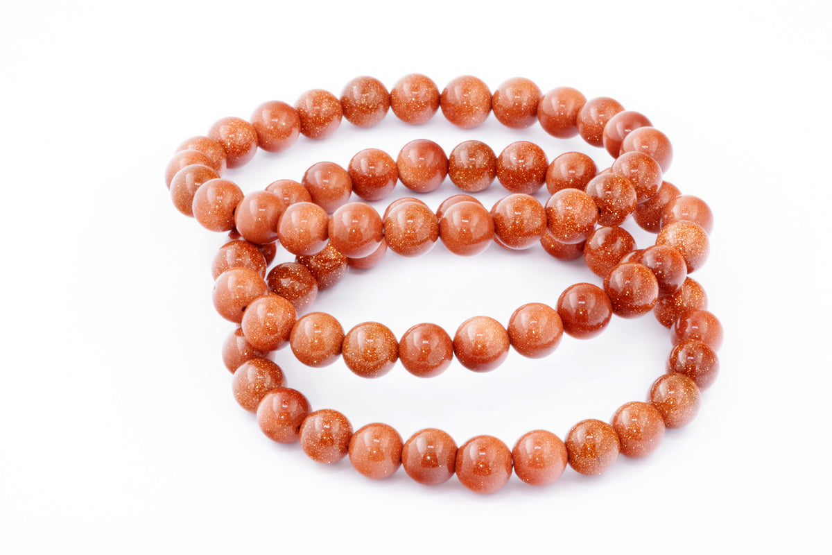 Goldstone bracelet – 8mm
