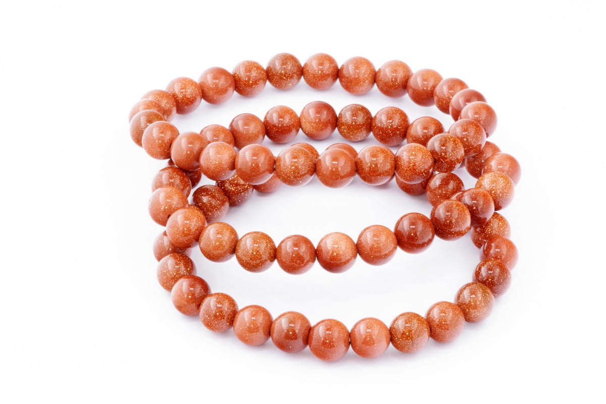 Goldstone bracelet – 8mm