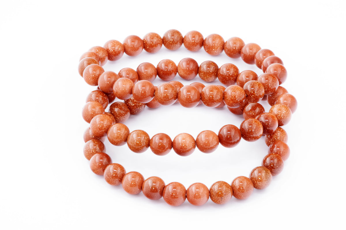 Goldstone bracelet – 8mm