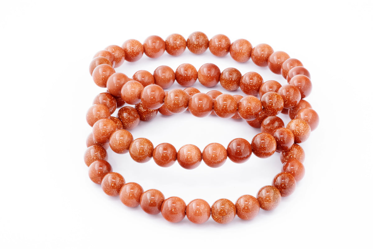 Goldstone bracelet – 8mm