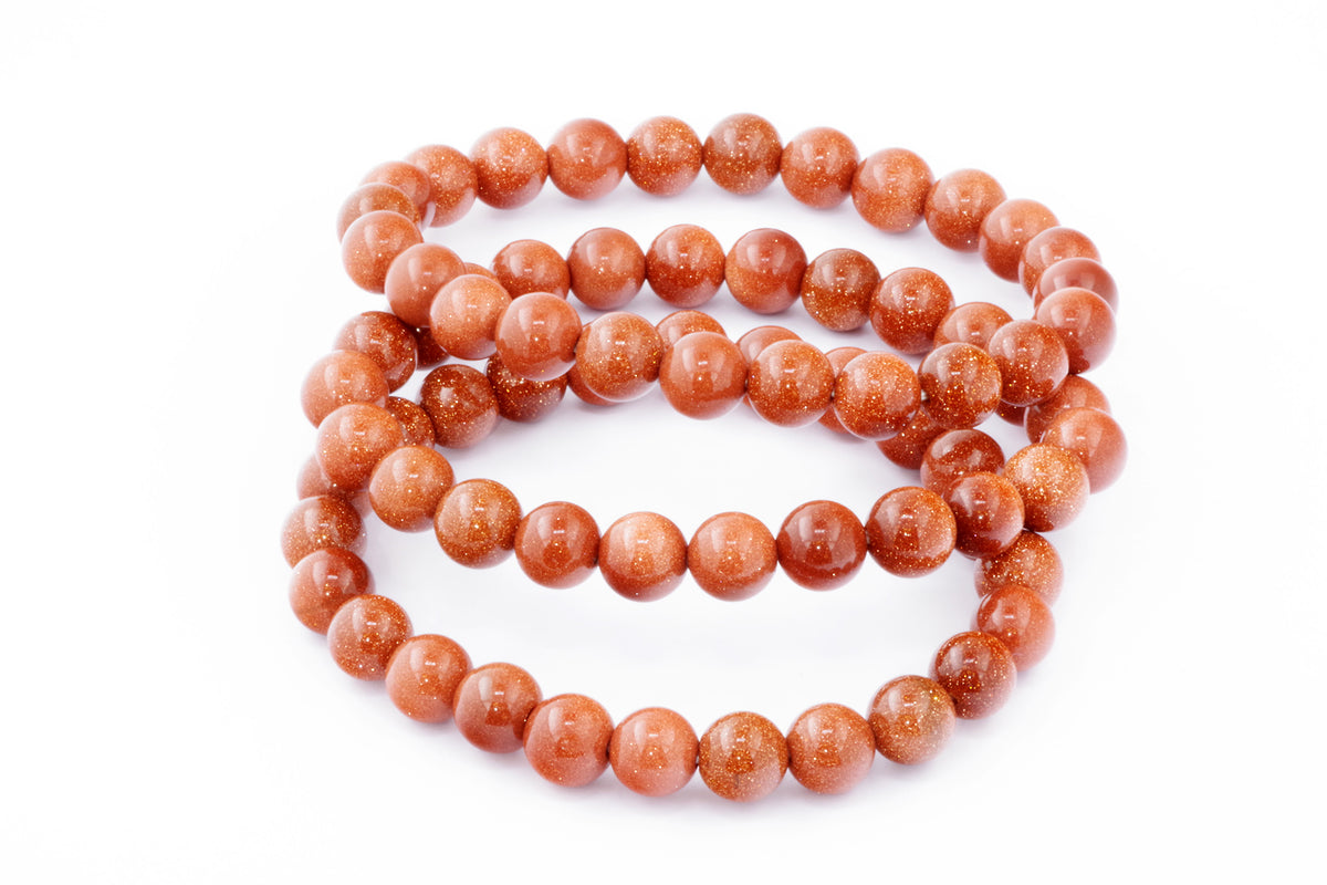 Goldstone bracelet – 8mm