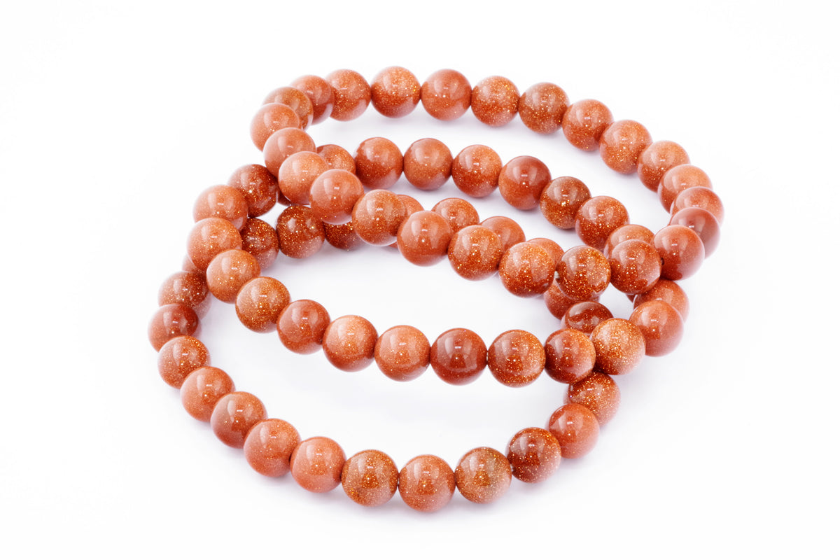 Goldstone bracelet – 8mm