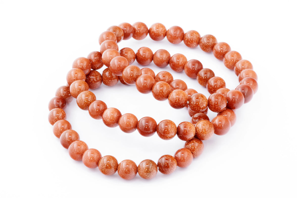 Goldstone bracelet – 8mm