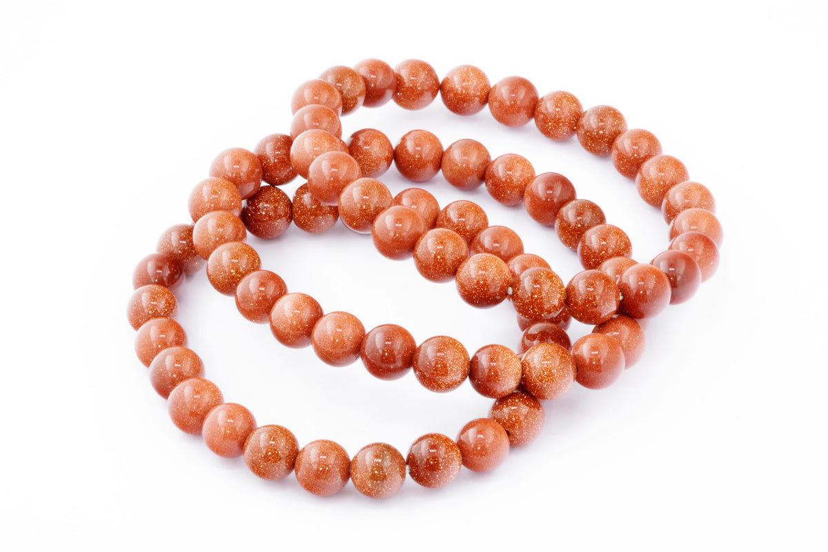 Goldstone bracelet – 8mm