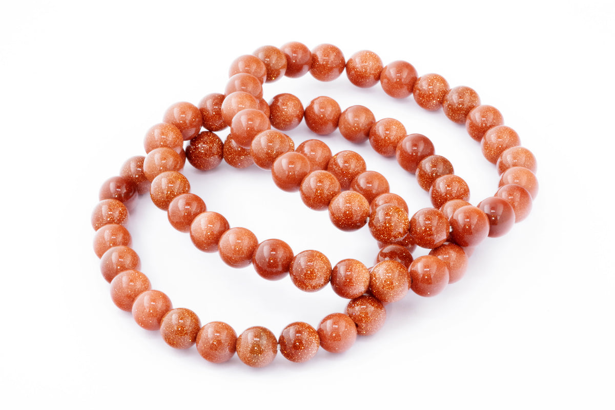 Goldstone bracelet – 8mm