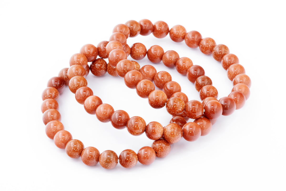 Goldstone bracelet – 8mm