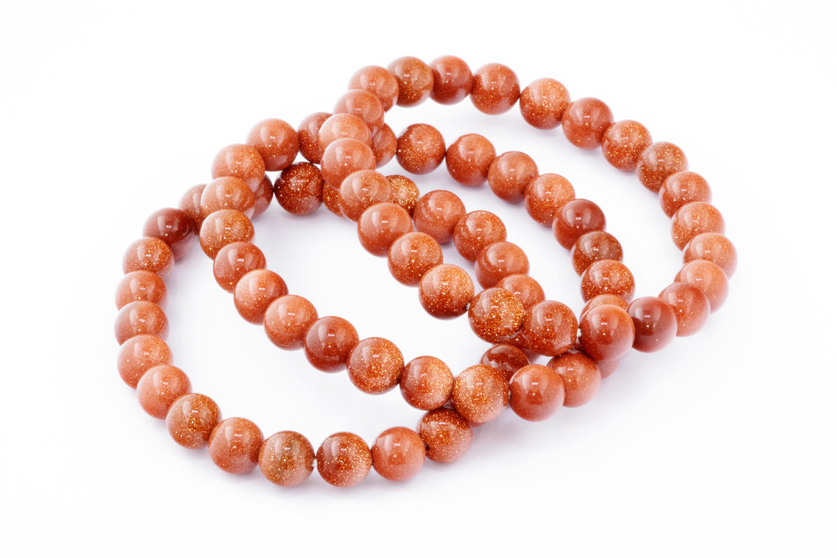 Goldstone bracelet – 8mm