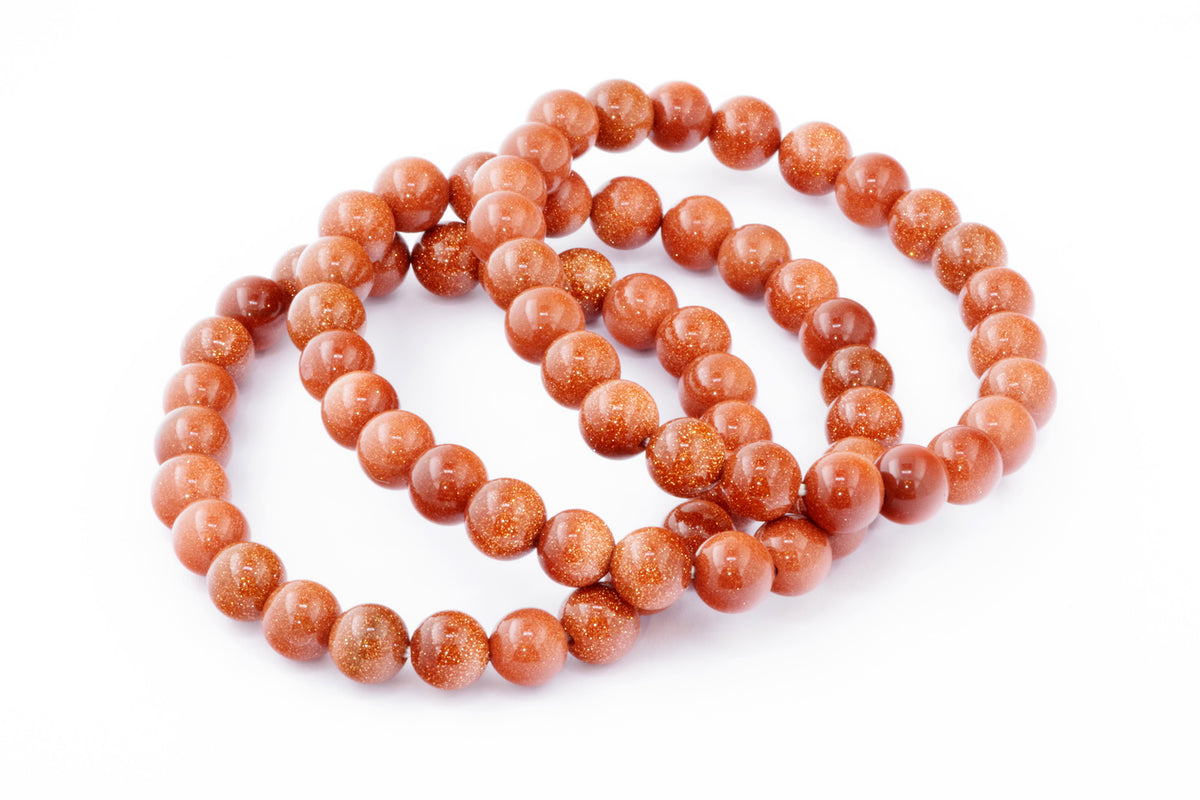 Goldstone bracelet – 8mm