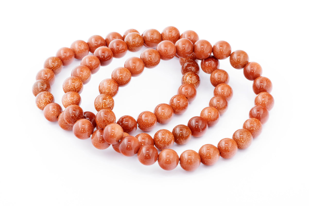 Goldstone bracelet – 8mm