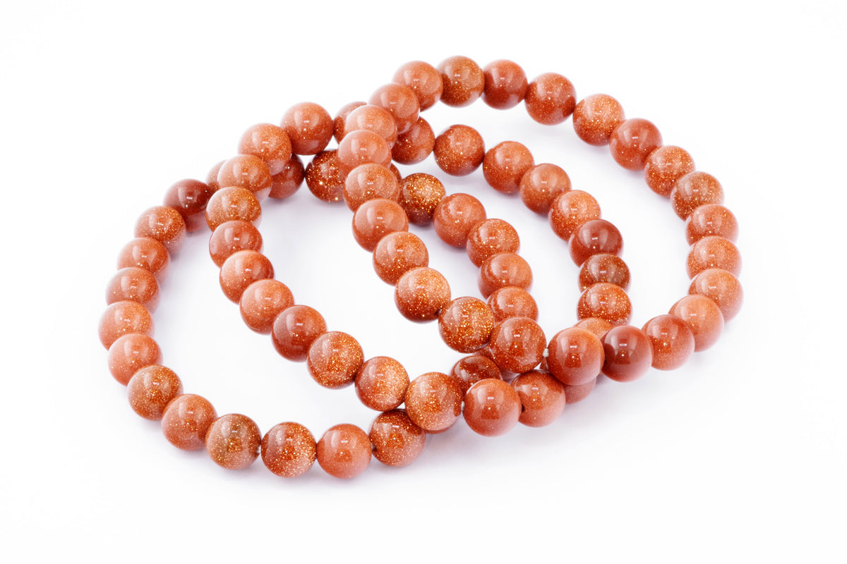 Goldstone bracelet – 8mm