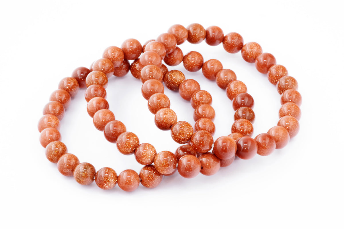 Goldstone bracelet – 8mm