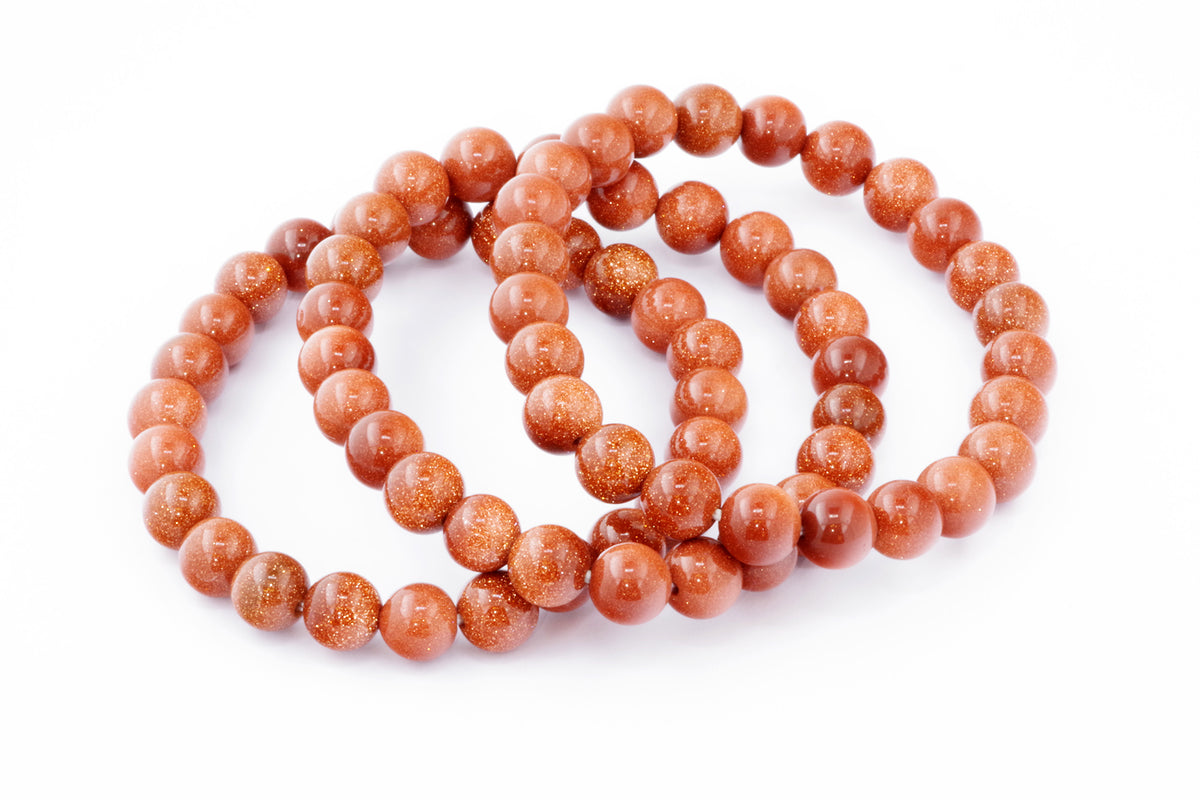 Goldstone bracelet – 8mm