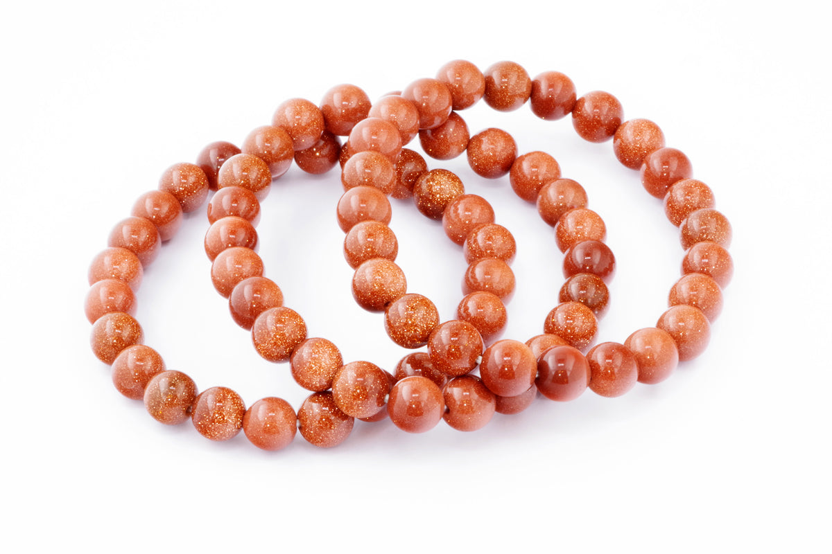 Goldstone bracelet – 8mm