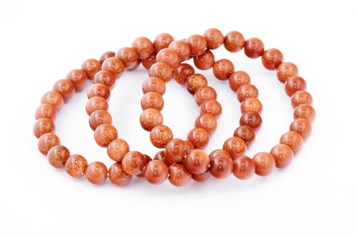 Goldstone bracelet – 8mm