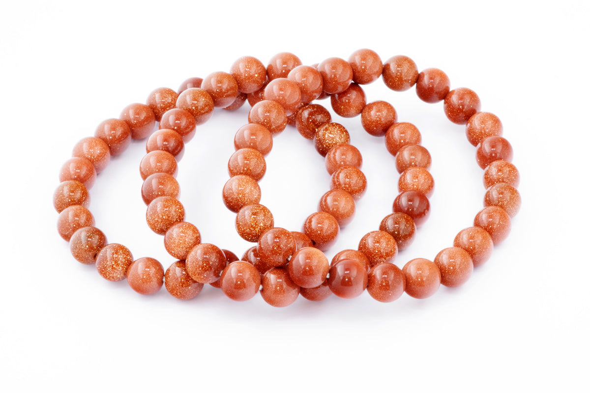 Goldstone bracelet – 8mm