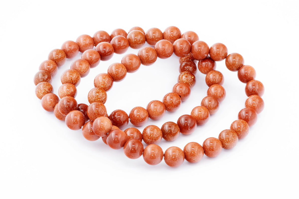 Goldstone bracelet – 8mm