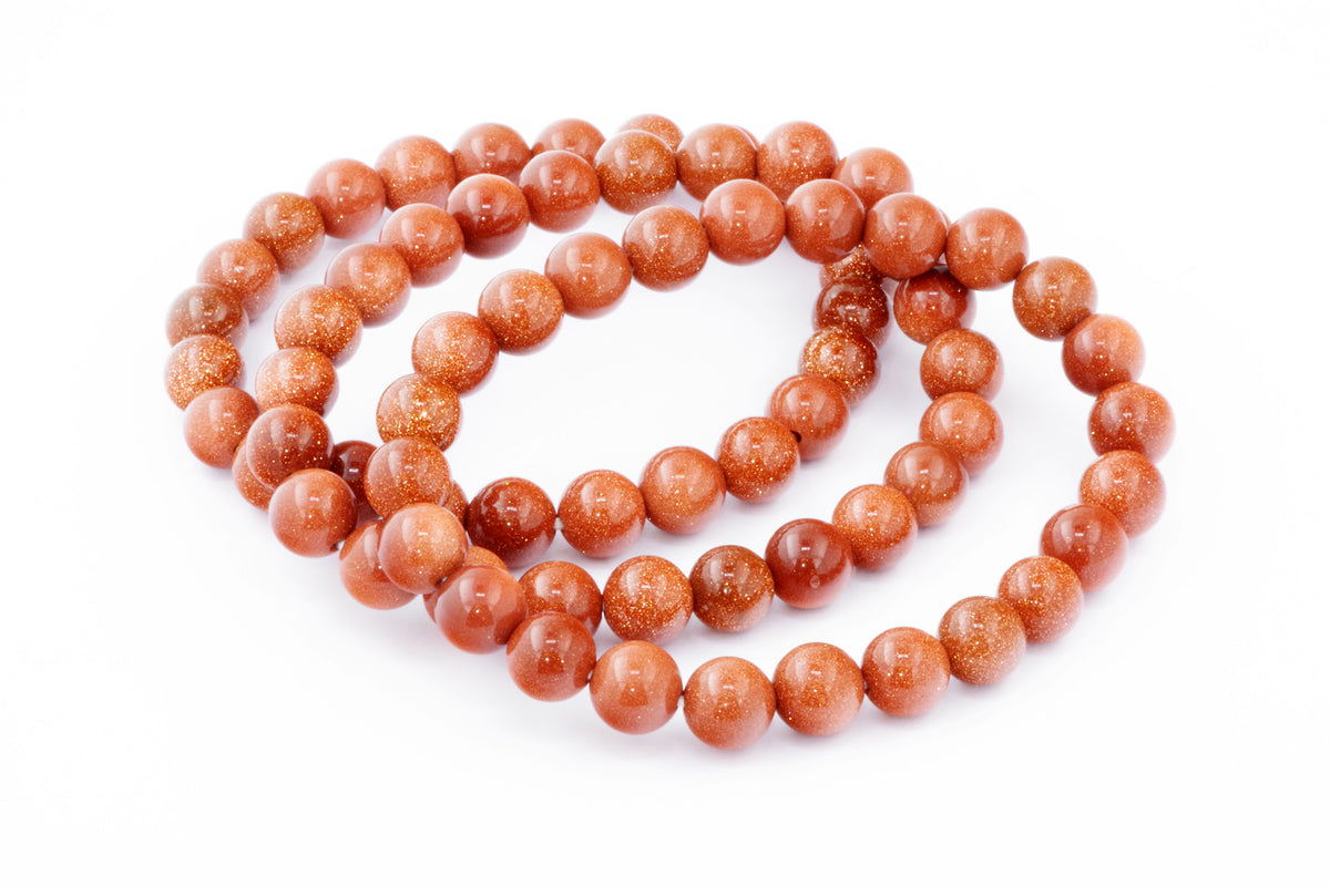 Goldstone bracelet – 8mm