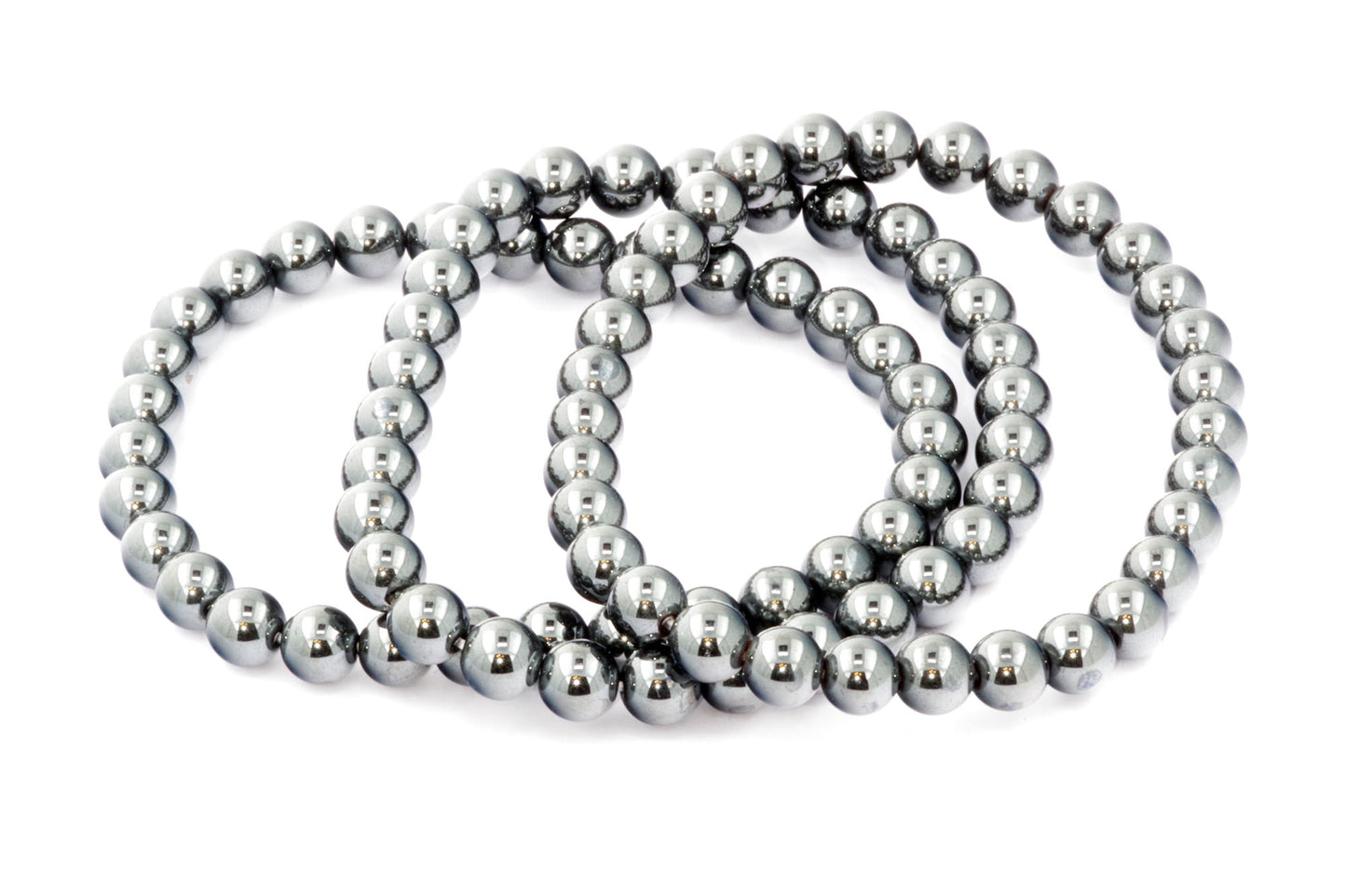 Pulsera de hematita - 6 mm