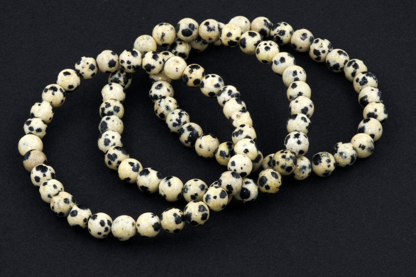 Dalmatian jasper bracelet – 6mm